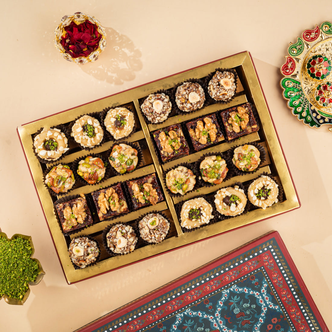 Rajwada Assorted Indian Artistic Sweets Hamper Box 750g
