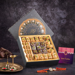 Noor Assorted Baklava Rakhi Sweets Box