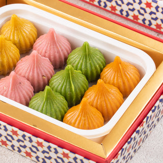 Assorted Baklava Modak with 4 Varieties of Modak 250 Gms