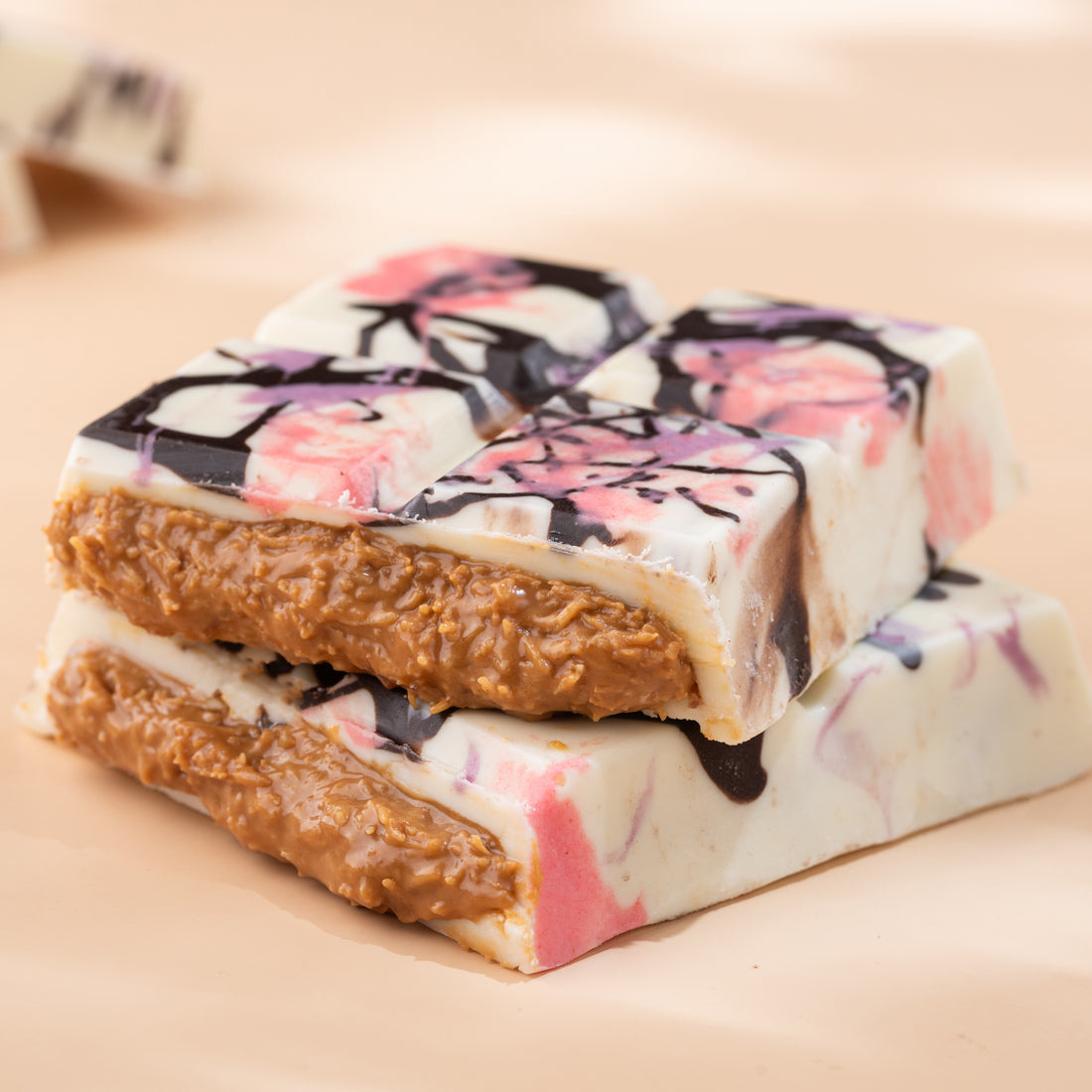 Lotus Biscoff White Chocolate Bar with Rakhi Essentials