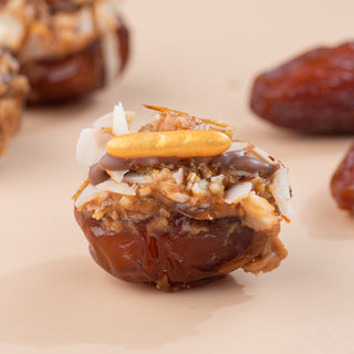 Caramel Crunch Medjool Stuffed Dates