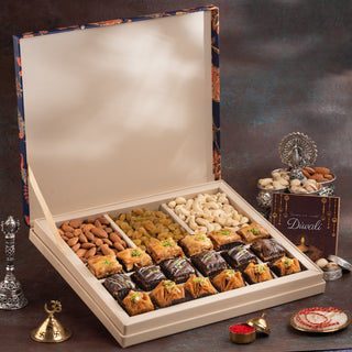 RajGharana Box with Baklava & Dryfruit