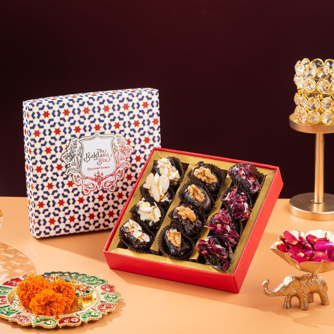 Red Imperial Assorted Stuffed Dates Box 250g