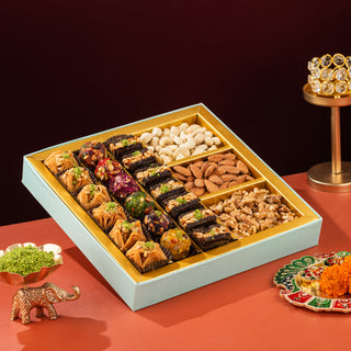 Phool Assorted Baklava, Indian Fusion & Dryfruit Box