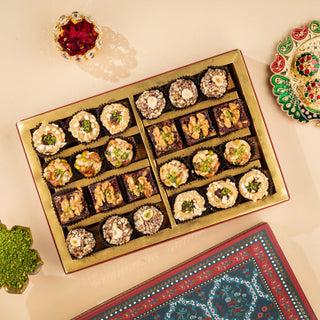 Rajwada Assorted Indian Artistic Sweets Hamper Box 750g
