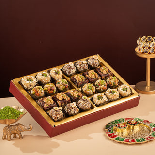 Rajwada Assorted Indian Artistic Sweets Hamper Box 750g