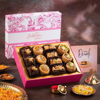 Pink Chocolate Baklava Diwali Gift Box