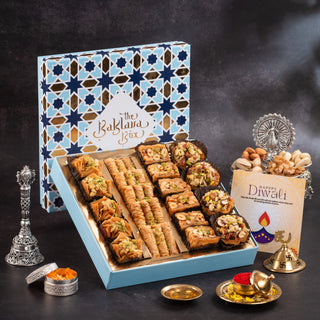 Blue Imperial Baklava Diwali Gift Box