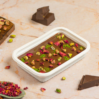 Hazelnut Kunafa Fudge