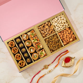 Nilambari Assorted Baklava & Dryfruit Box | Rakhi Collection