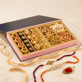 Nilambari Assorted Baklava & Dryfruit Box | Rakhi Collection