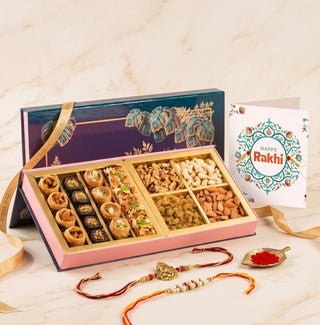 Nilambari Assorted Baklava & Dryfruit Box | Rakhi Collection