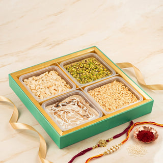 Emerald Rakhi Fudge Hamper Box 1kg