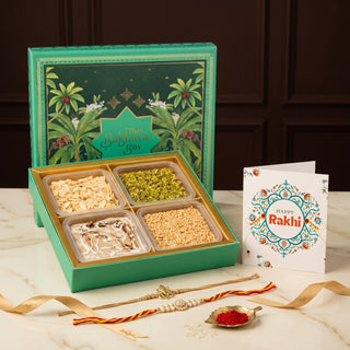 Emerald Rakhi Fudge Hamper Box 1kg