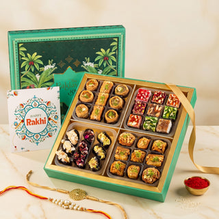 Emerald Assorted Arabic Hamper 1kg- Rakhi Edition