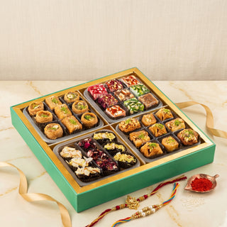 Emerald Assorted Arabic Hamper 1kg- Rakhi Edition