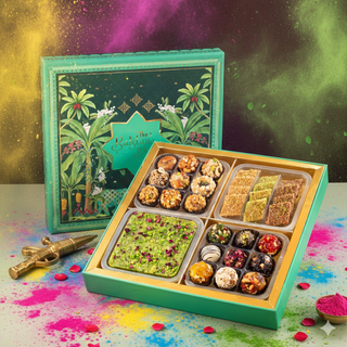 Emerald Assorted Holi Hamper Box
