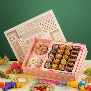Motif Assorted Baklava & Dryfruit Holi Sweets Hamper Box