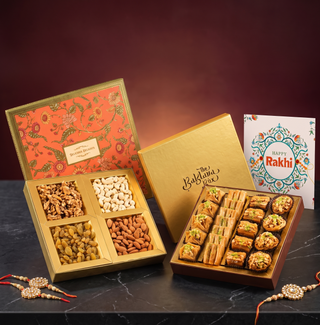 Assorted Baklava, Mixed Dryfruit with Rakhi Essentials- Rakhi Special