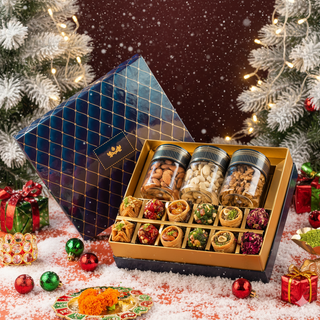 Indigo Assorted Christmas Baklava & Dryfruit Hamper Box