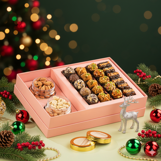 Motif Assorted Christmas Baklava, Truffles & Dryfruit Box 1kg
