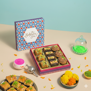Assorted Baklava Kunafa Sweets 250gms Holi Gift Box