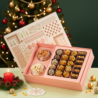 Motif Assorted Christmas Baklava, Truffles & Dryfruit Box 1kg