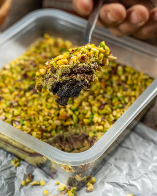 Pistachio Kunafa Fudge