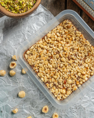 Hazelnut Kunafa chocolate Fudge