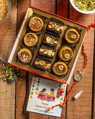 Red Imperial Assorted Rakhi Oshebulubl Sweets Box 250g