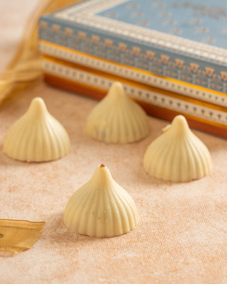 White Choco Biscoff Kunafa Modak 250g