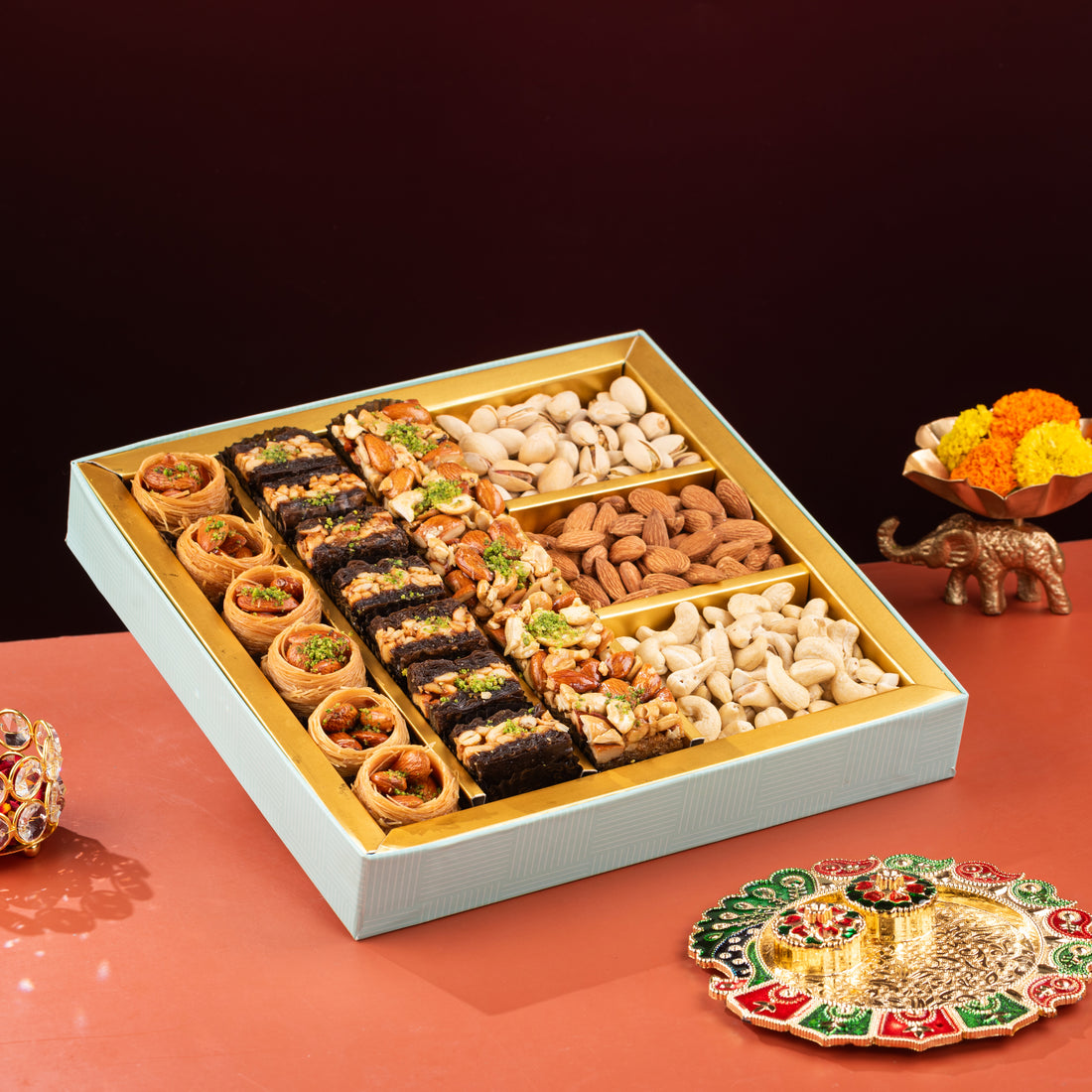 Phool Assorted Baklava & Dryfruit Box