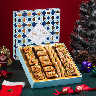 Blue Imperial Christmas Assorted Baklava Box (500g)