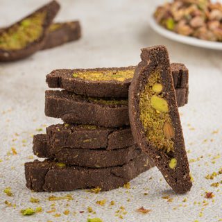 Chocolate Kunafa Pista Biscotti (250gms)