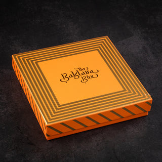 The Orange Royale Box – Assorted Indian Fusion Laddu