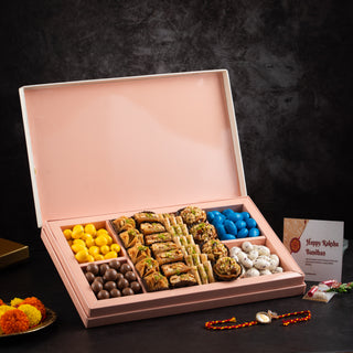 Rakhi Special – Assorted Sweets & Coated Mix-Dryfruit Box