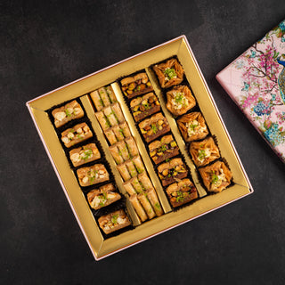 Rakhi Special – Assorted Sweets Box (500g) with 2 Rakhi Sets & Rakhi Essentials