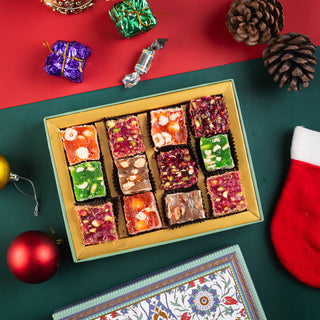 Vasant Assorted Christmas Turkish Delight Box (350g)