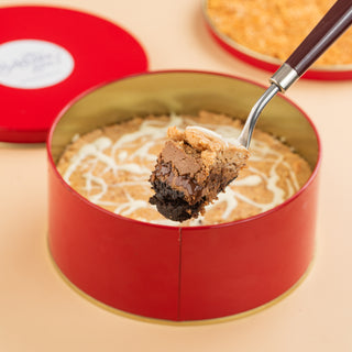 Coffee Kunafa Fudge Tin Cake