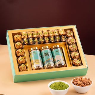 Arabia Assorted Baklava & Dryfruit Hamper Box