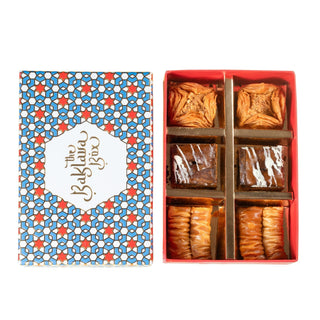 Assorted Baklava Sampler Box - 6 pieces - THE BAKLAVA BOX