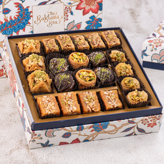 Assorted Baklavas Regalia Gift Box (600gms) - Premium Sweets & Dry Fruits Gift Box - THE BAKLAVA BOX