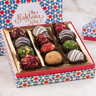 Assorted Gourmet laddu (12 pieces) - THE BAKLAVA BOX