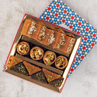 Assorted Kunafa baklavas 250gms - THE BAKLAVA BOX