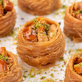 Assorted Oshe-Bul Bul Baklava- 500gms(Bird's nest kunafa) - THE BAKLAVA BOX