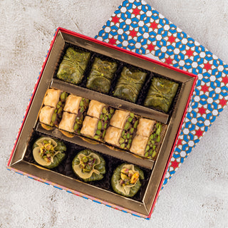 Assorted Pistachio Baklava 250gms - THE BAKLAVA BOX