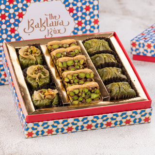 Assorted Pistachio Baklava 250gms - THE BAKLAVA BOX