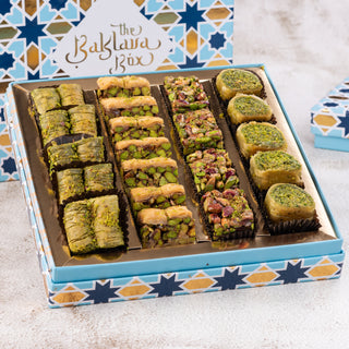 Assorted Pistachio Baklava 500gms - THE BAKLAVA BOX