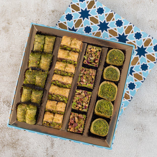 Assorted Pistachio Baklava 500gms - THE BAKLAVA BOX