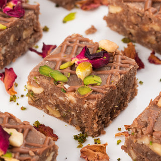 Badam Butterscotch Burfi - THE BAKLAVA BOX